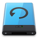 Blue Backup B Icon 128x128 png